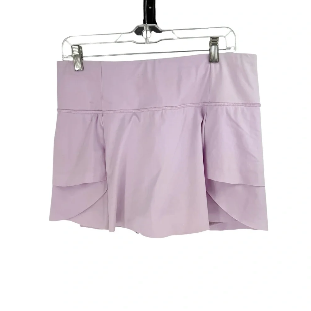 Athleta Momentum Tennis Skort Lavender Purple Built-In Shorts Athletic Skirt M - Picture 11 of 15
